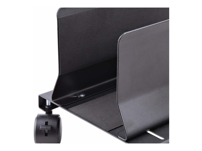 StarTech.com Computer Tower Cart Rolling CPU Caddy w/ Wheels Adjustable cart - for personal computer - black 21 kg