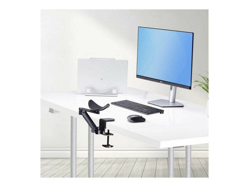 StarTech.com Adjustable Arm Rest For Desk Clamp-On Install/No Drilling mounting kit - black 5 kg