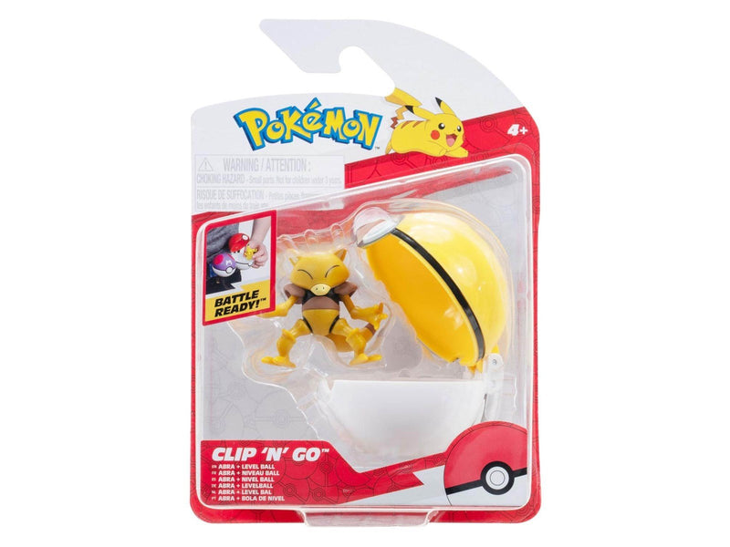 Pokemon Clip 'N' Go Abra and Level Ball Playse