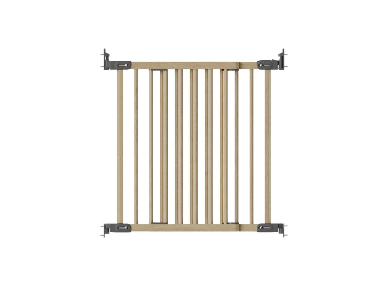 BabyDan FlexiFit Deluxe Safety Gate 62.5-100.5 cm Wood/Gray