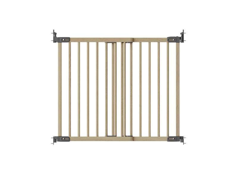 BabyDan FlexiFit Deluxe Safety Gate 62.5-100.5 cm Wood/Gray