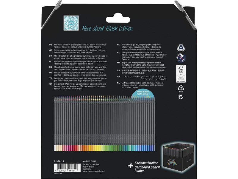 Faber Castell Black Edition Colour Pencils (100 pcs)