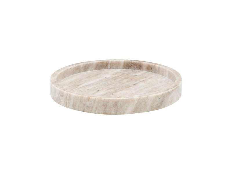 Meraki - Marble Tray Ø 25 cm - Beige (312530012)