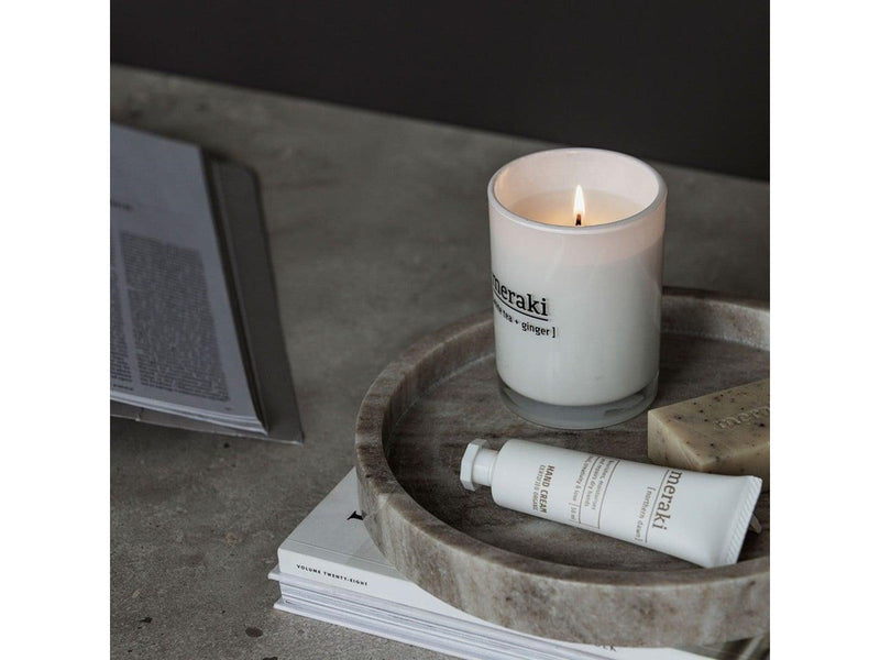 Meraki - Marble Tray Ø 25 cm - Beige (312530012)