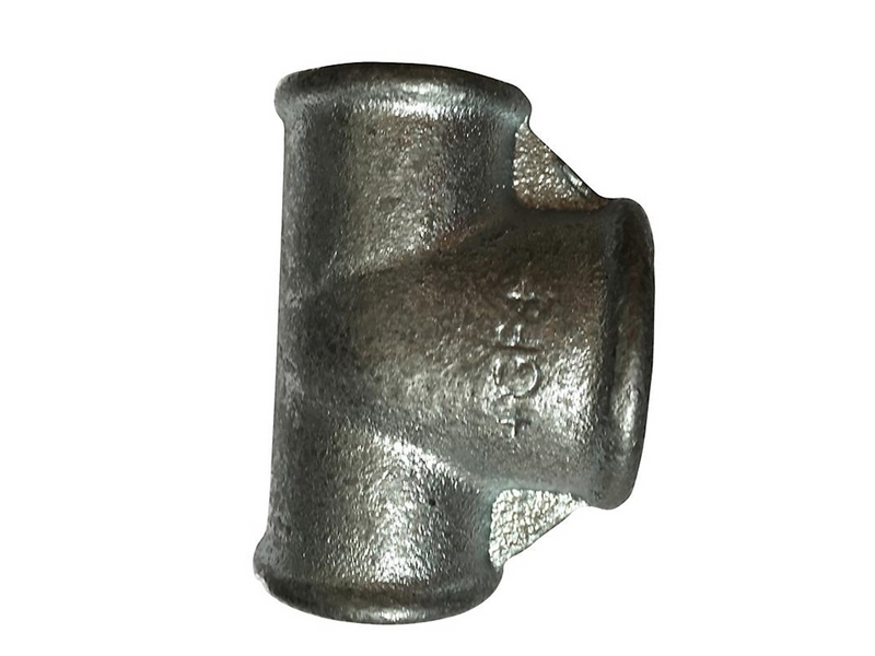 +GF+ tee 90° galvanized reduced 1 1/4-1 1/2-1 1/4''