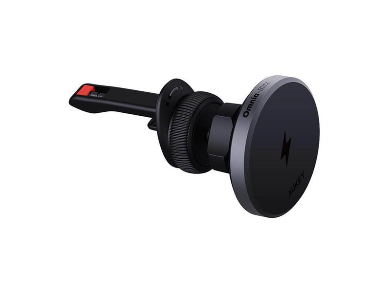 Aukey Car Phone Holder HD-MC13 with charger 15W Qi2 (black)