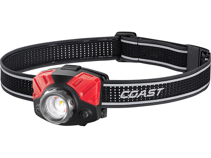 Coast Headlamp FL75 700 lumen Twist Focus system white/red/green incl. 3 x AAA batteries