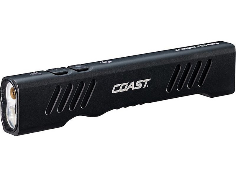 Coast Flashlight 1000 lumens Slayer Pro Laser 1mW laser rechargeable pocket clip IP54
