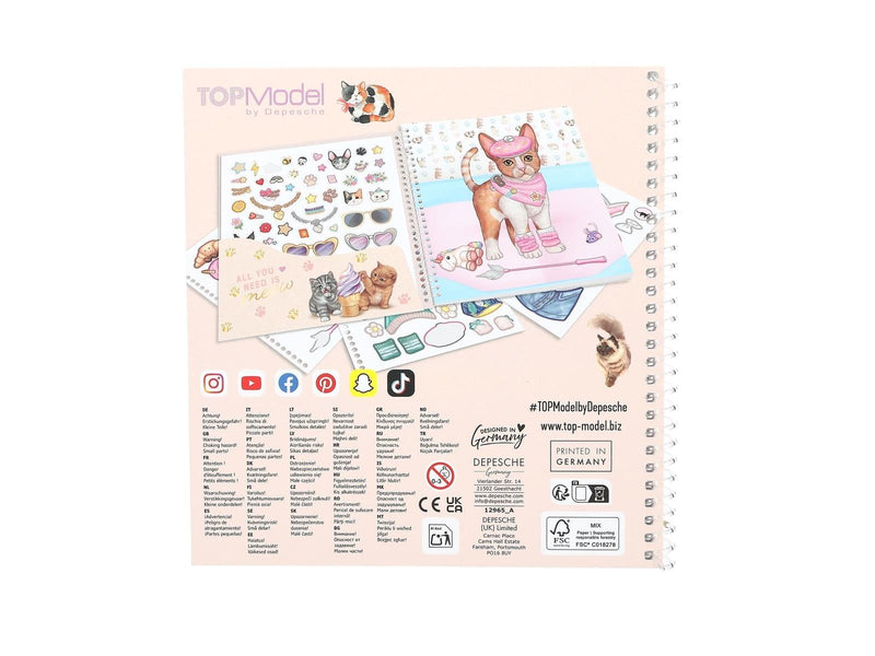 Topmodel Dress Me Up Stickerbook