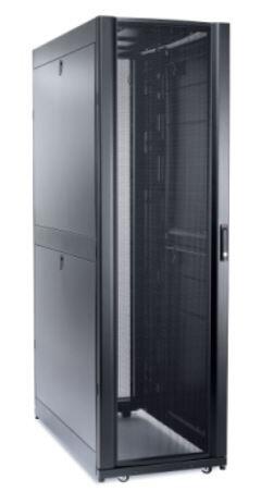 APC NetShelter SX, 48 HE, 600 mm breit x 1200 mm tief, Gehäuse mit schwarzen Seitenteilen (AR3307)