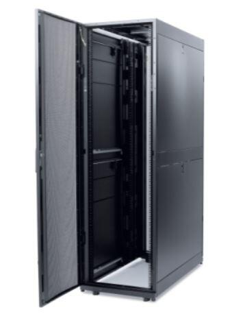 APC NetShelter SX, 48 HE, 600 mm breit x 1200 mm tief, Gehäuse mit schwarzen Seitenteilen (AR3307)