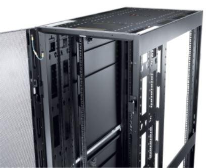 APC NetShelter SX, 48 HE, 600 mm breit x 1200 mm tief, Gehäuse mit schwarzen Seitenteilen (AR3307)