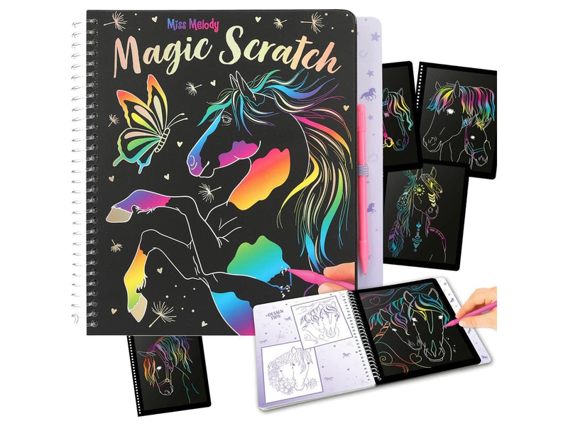 Miss Melody Magic Scratch Book