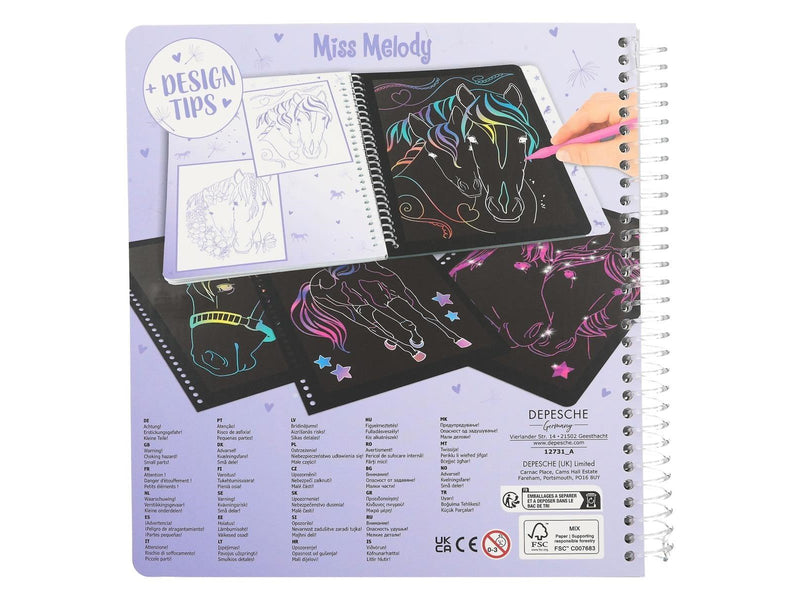 Miss Melody Magic Scratch Book