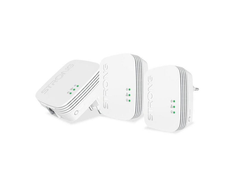 Strong Powerline 600 Mini 3-pack - 600 Mbit/s Homeplugs
