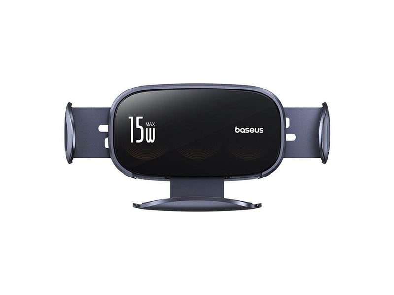 Baseus LightChaser car holder with induction charger (black)