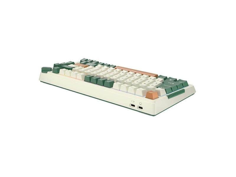 Royal Kludge RKH81 RGB mechanical keyboard Sky cyan switch (green) - Gaming Tastaturen - Grün