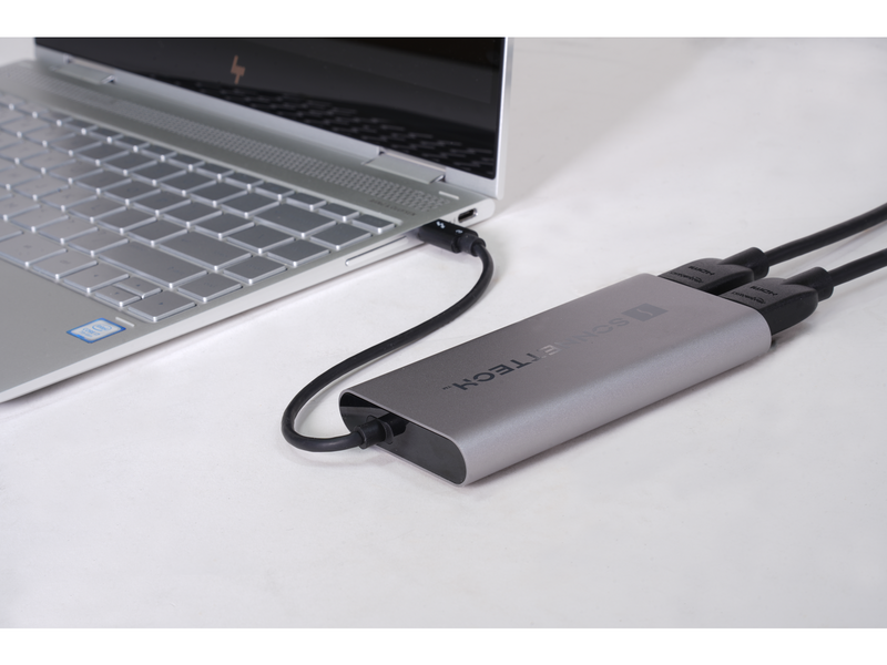 Sonnettech Thunderbolt Dual 4K HDMI 2.1 Adapter USB-Hubs - 2 - Grau