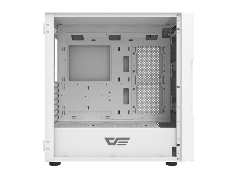 Darkflash Computer case DK431 + 4 fans (white) - Gehäuse - Miditower - Weiß
