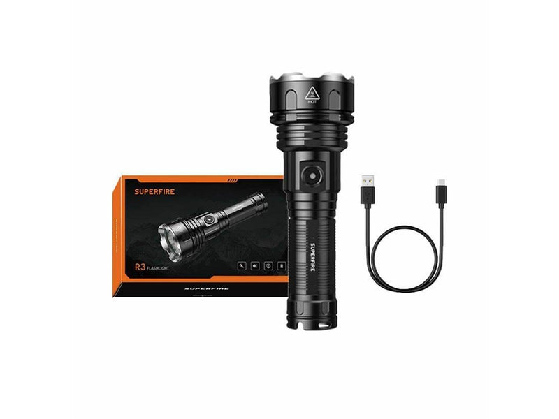 Superfire flashlight R3 P90 2000lm USB