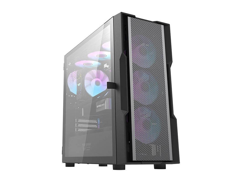 Darkflash Computer case DK431 Mesh (black) - Gehäuse - Miditower - Schwarz