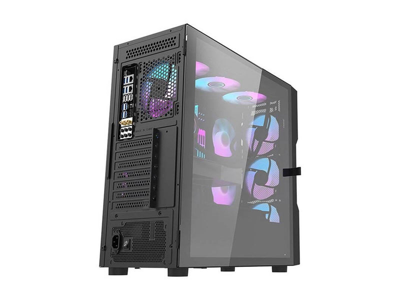 Darkflash Computer case DK431 Mesh (black) - Gehäuse - Miditower - Schwarz