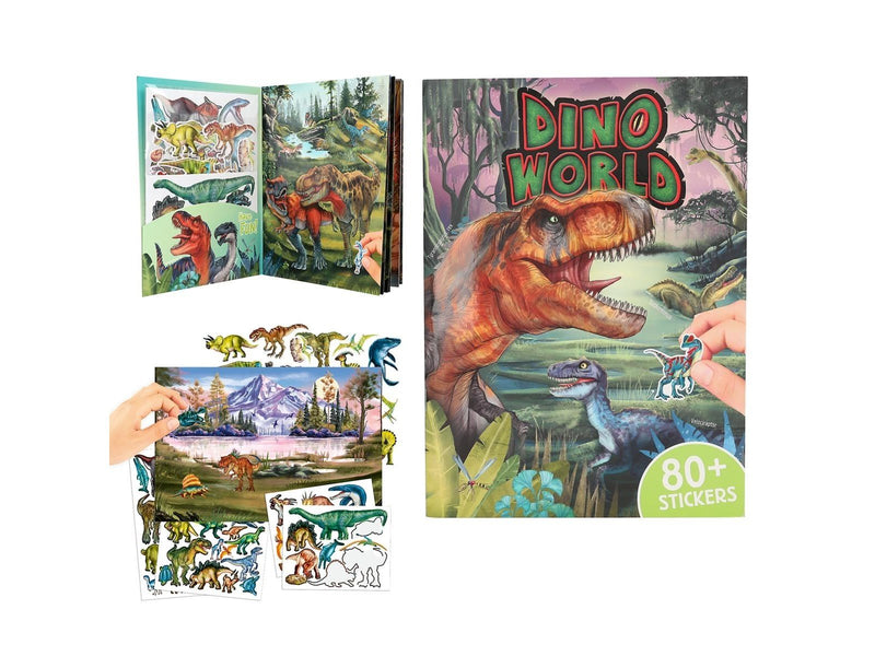 Dino World Puffy Stickers