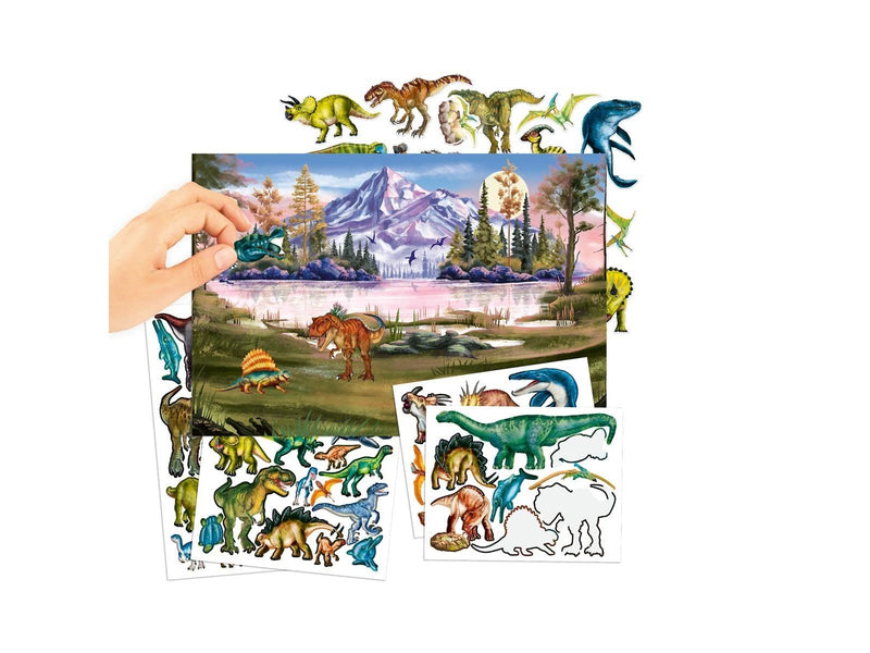 Dino World Puffy Stickers