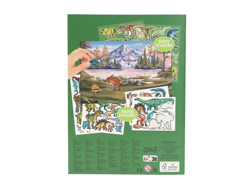 Dino World Puffy Stickers