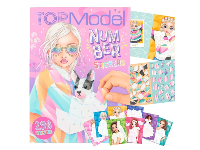 Topmodel  Number Sticker Fantasy