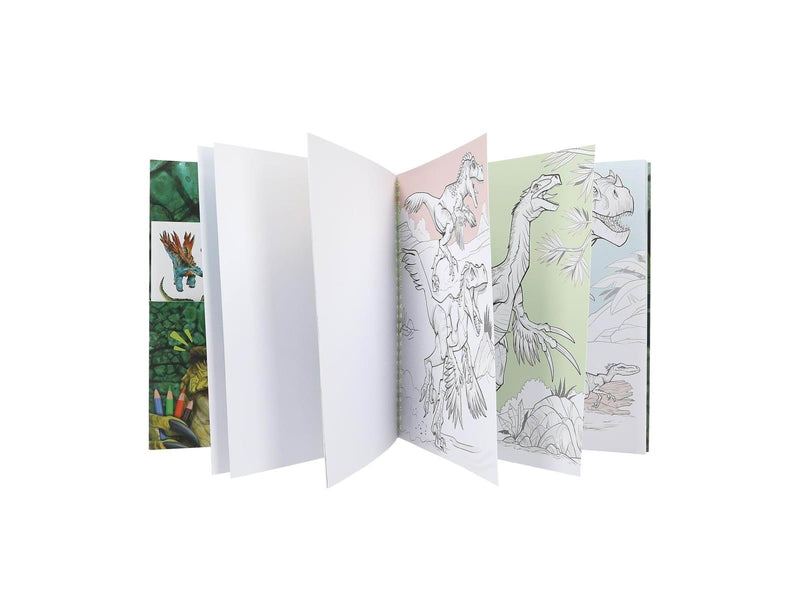 Dino World Colouring Book with Reversible Seqins