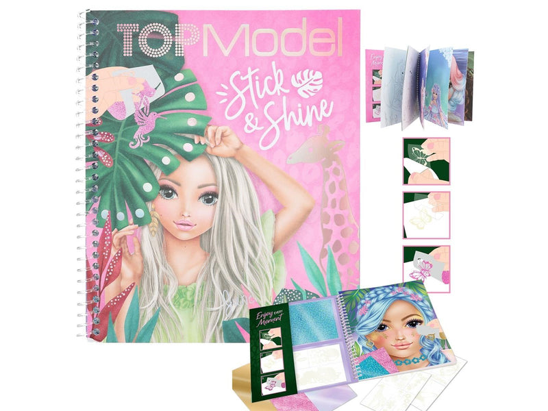 Topmodel Colouring Book Stick & Shine