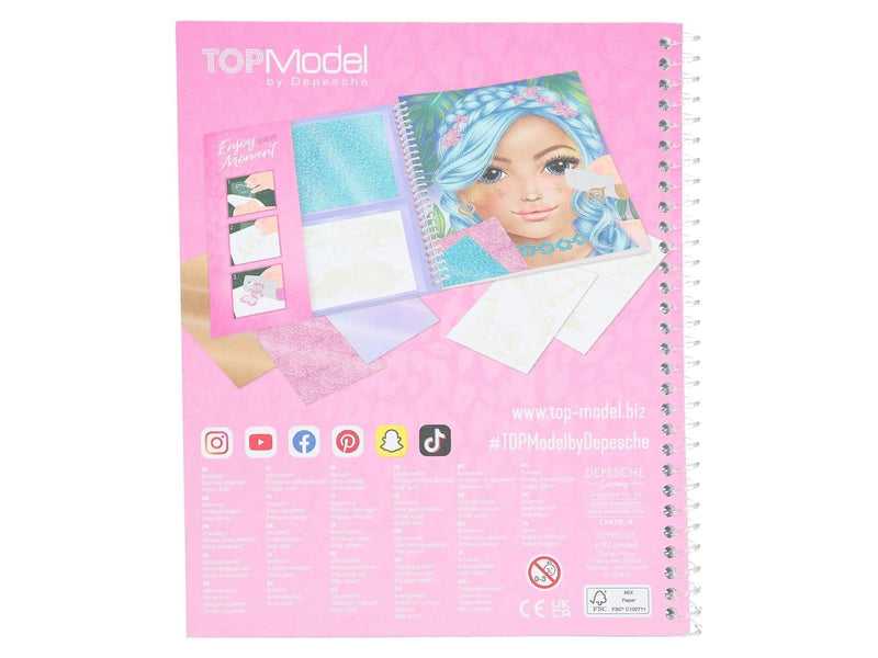 Topmodel Colouring Book Stick & Shine