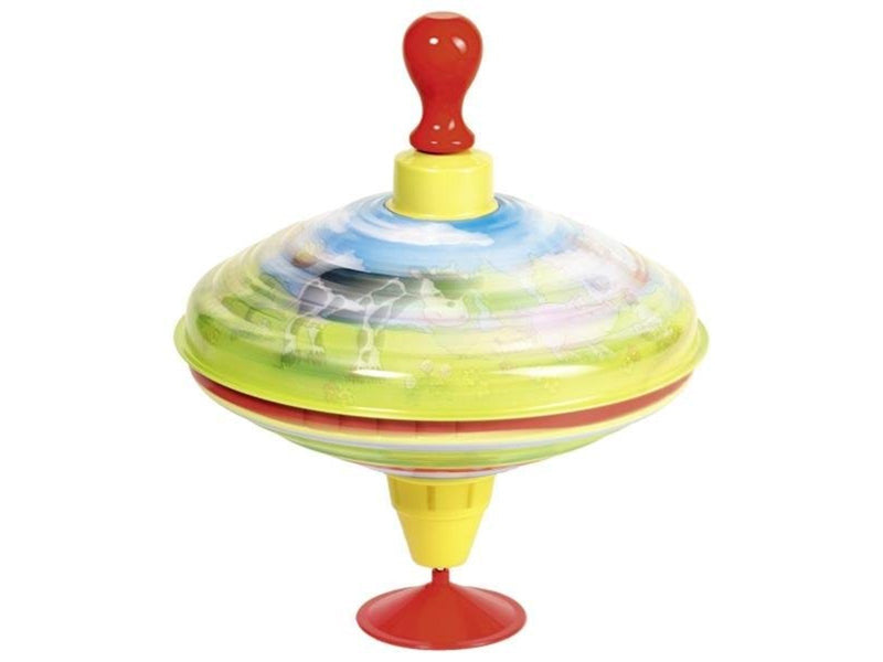 Goki Humming top with wooden handle - Hans in luck