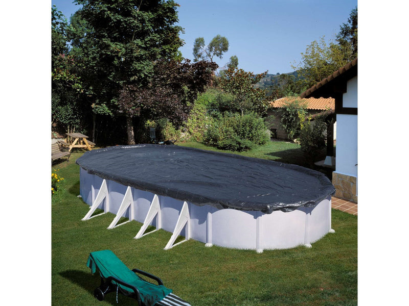 GRE Pool Cover Winter for Oval Pool Size 500 x 300 cm