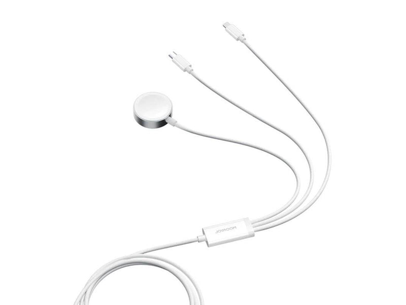 Joyroom Apple Watch Magnetic Charger S-IW008 Lightning + USB-C 5V 1.2m (White)