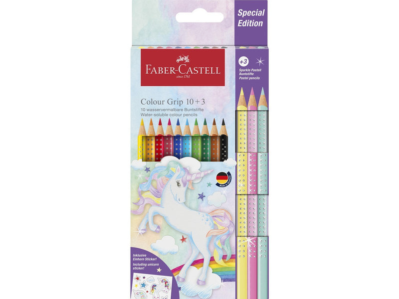 Faber Castell Colour Grip Colour Pencil Unicorn (13 pcs)