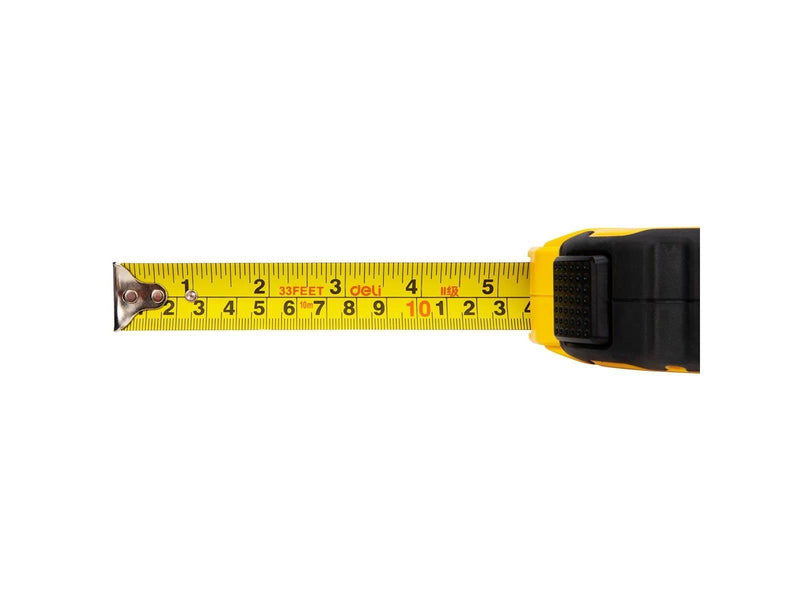 Deli Tools Steel Measuring Tape 10m/25mm EDL3799Y (yellow)