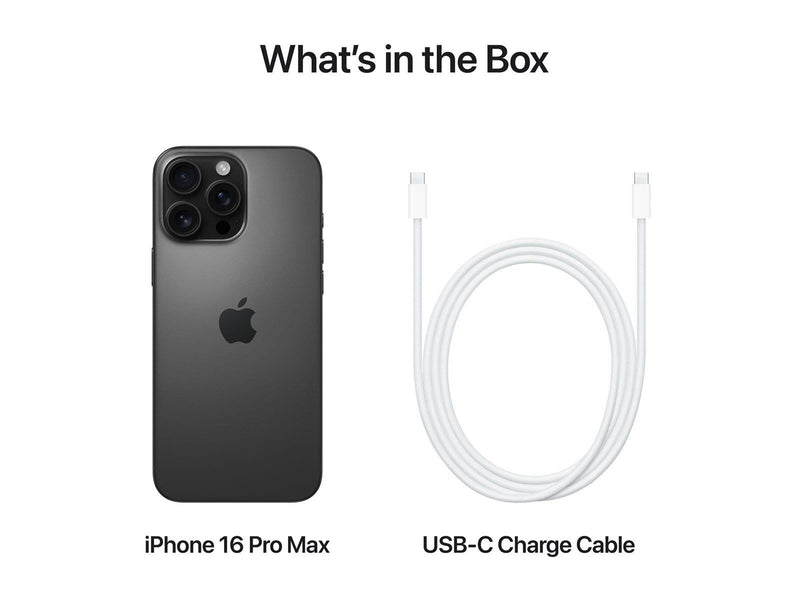 Apple iPhone 16 Pro Max 256GB - Black Titanium