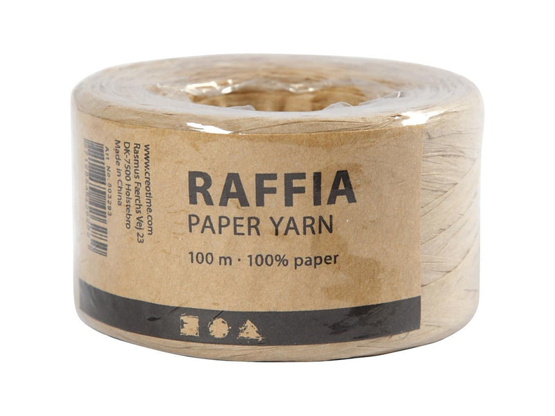 Creativ Company Paper Raffia Yarn Sand Color 100m