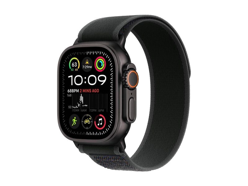 Apple Watch Ultra 2 GPS + Cellular 49mm - Black Titanium Case with Black Trail Loop - S/M