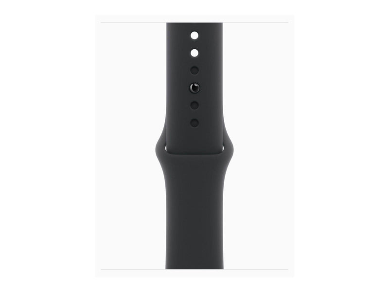Apple Watch Series 10 GPS 42mm - Jet Black Aluminium Case with Black Sport Band - M/L