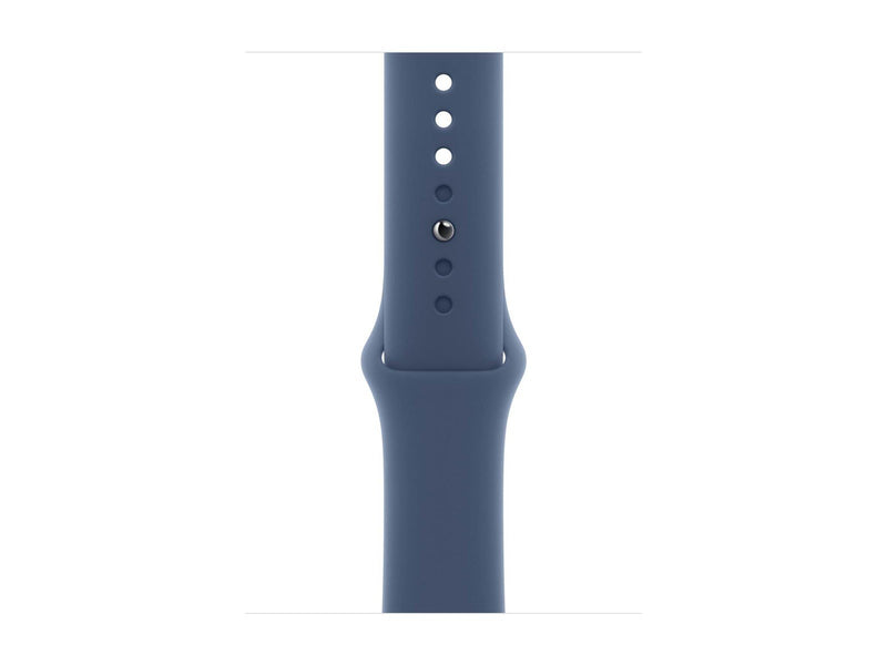 Apple Watch Series 10 GPS - 46mm - Aluminium Silber - Sportarmband Denim M/L
