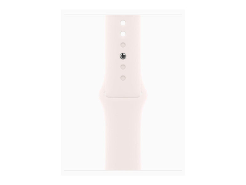 Apple Watch Series 10 GPS + Cellular 42mm - Rose Gold Aluminium Case with Light Blush Sport Band - M/L