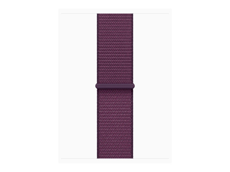 Apple Watch Series 10 GPS + Cellular 42mm - Rose Gold Aluminium Case with Plum Sport Loop