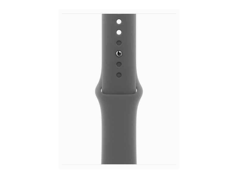 Apple Watch Series 10 GPS + Cellular 42mm - Titanium Case with Stone Grey Sport Band - M/L