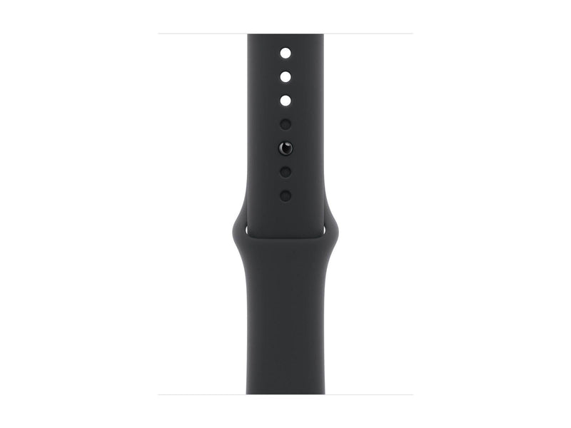 Apple Watch Series 10 GPS + Cellular 46mm - Jet Black Aluminium Case with Black Sport Band - M/L