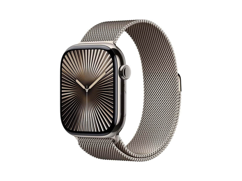 Apple Watch Series 10 GPS + Cellular 46mm - Titanium Case with Milanese Loop - M/L
