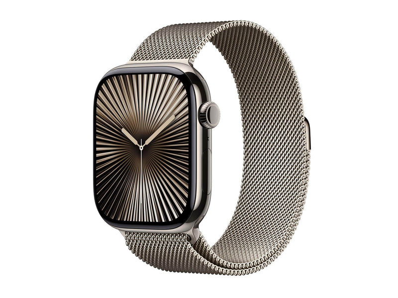Apple Watch Series 10 GPS + Cellular 46mm - Titanium Case with Milanese Loop - M/L