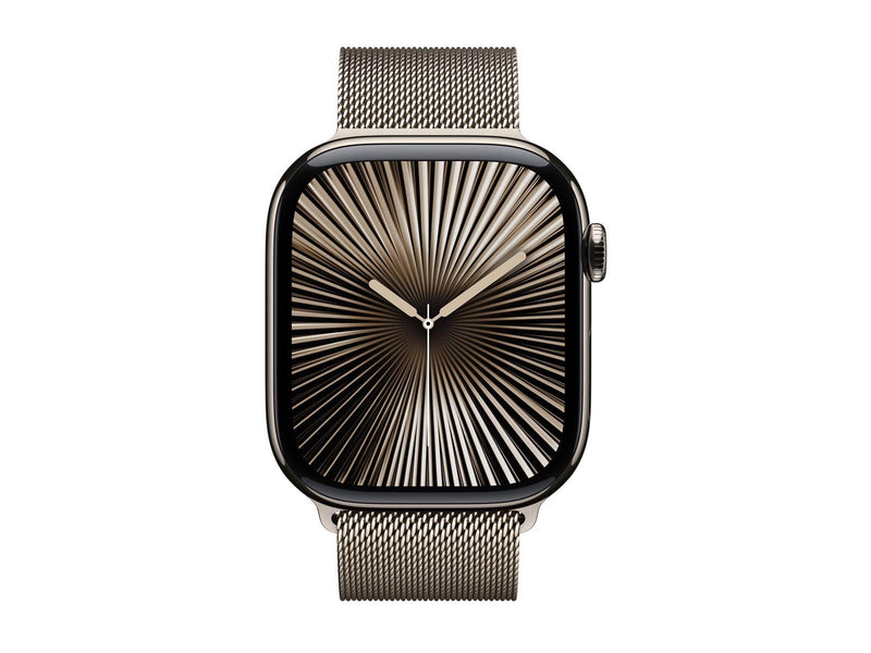 Apple Watch Series 10 GPS + Cellular 46mm - Titanium Case with Milanese Loop - M/L